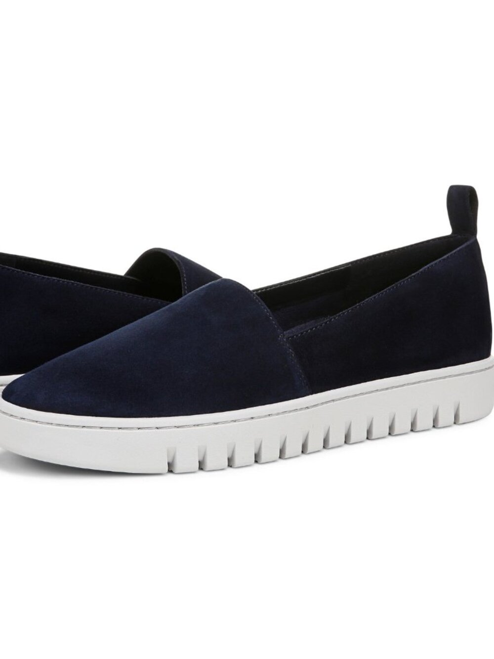 Vionic Uptown A-Line Women's Slip-On Shoe Navy Suede Size 8